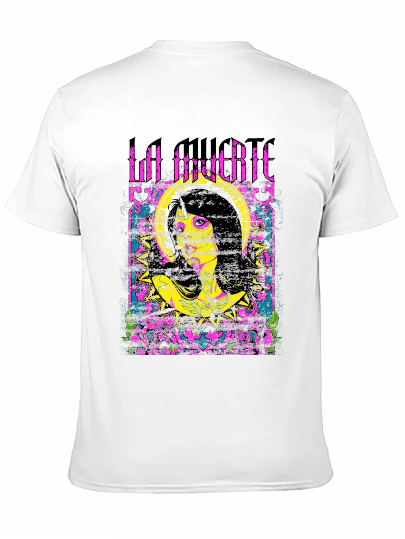 La Muerte Graphic Print Black T-Shirt