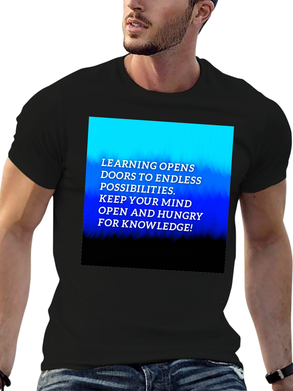 Inspirational Learning Graphic Tee - Knowledge is Key
