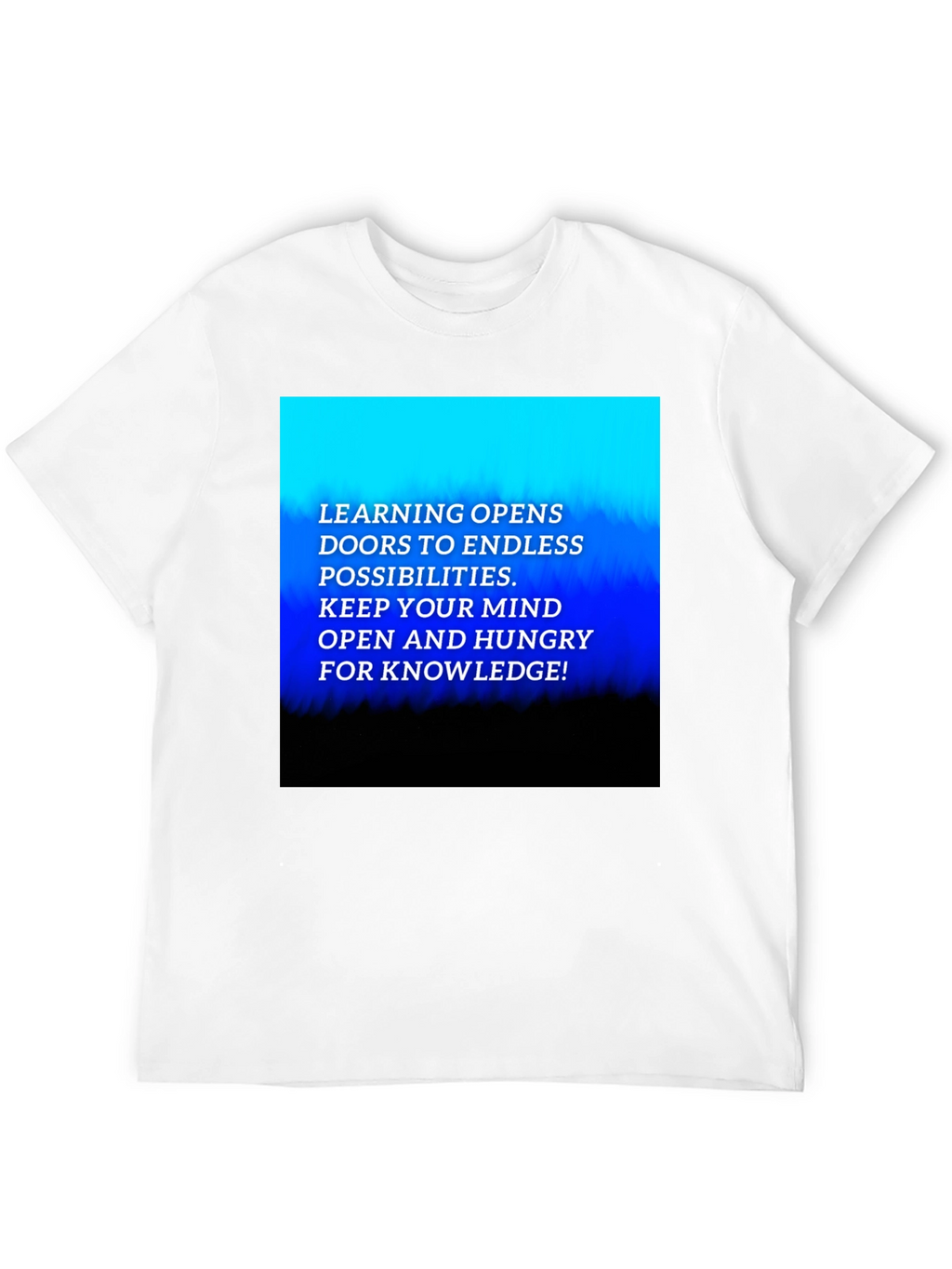 Inspirational Learning Graphic Tee - Knowledge is Key