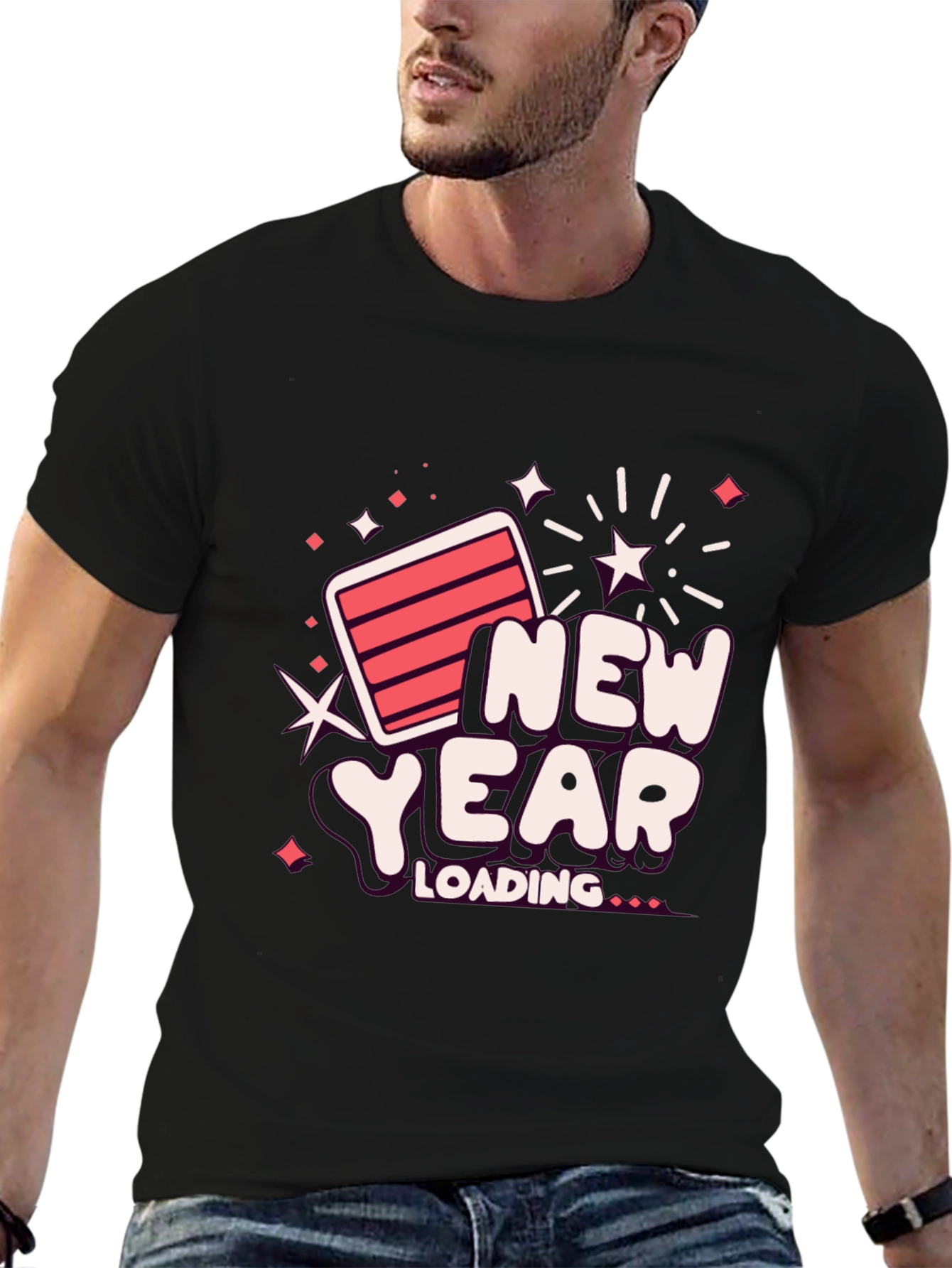 New Year Loading Graphic Tee