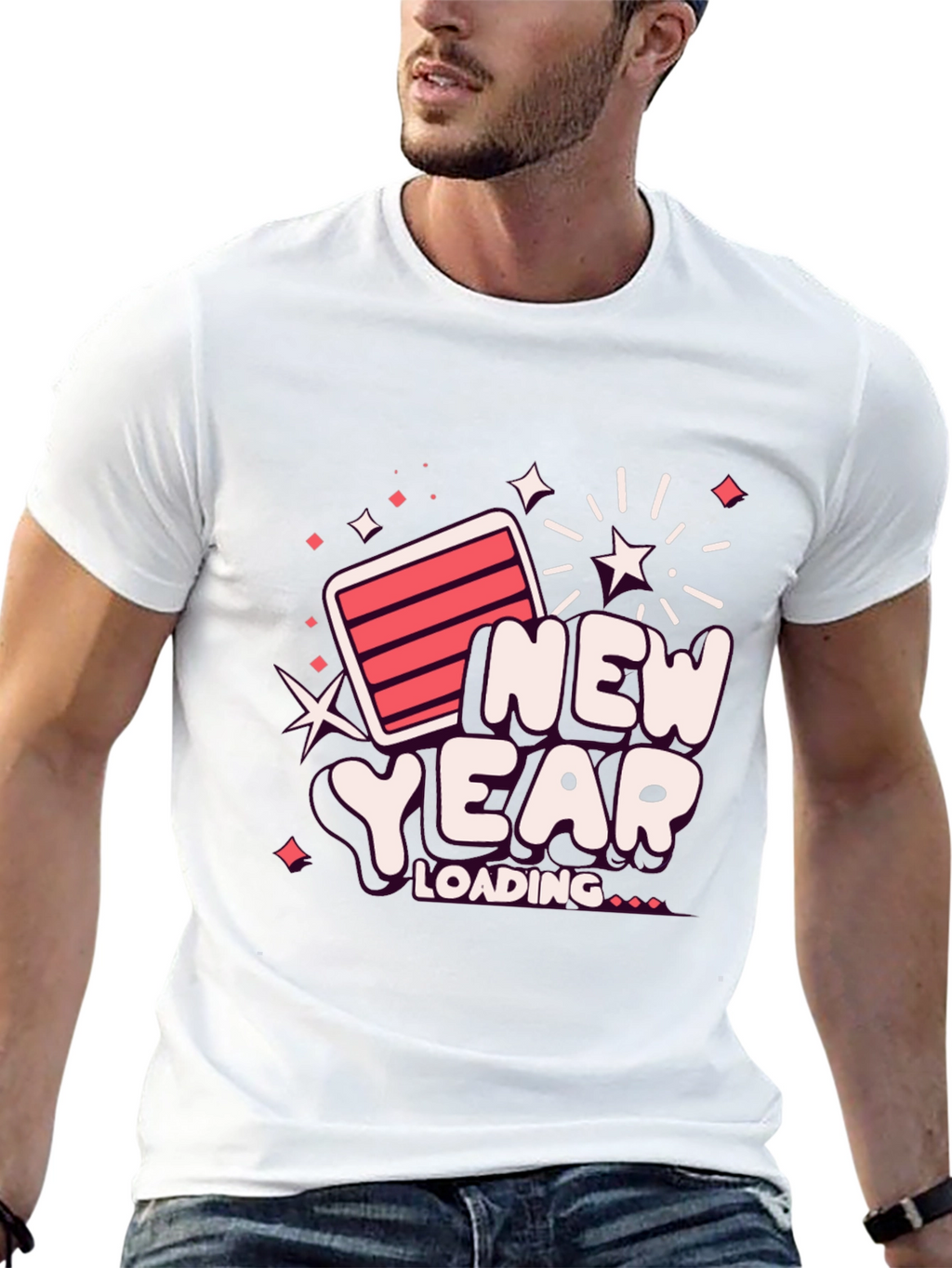 New Year Loading Graphic Tee