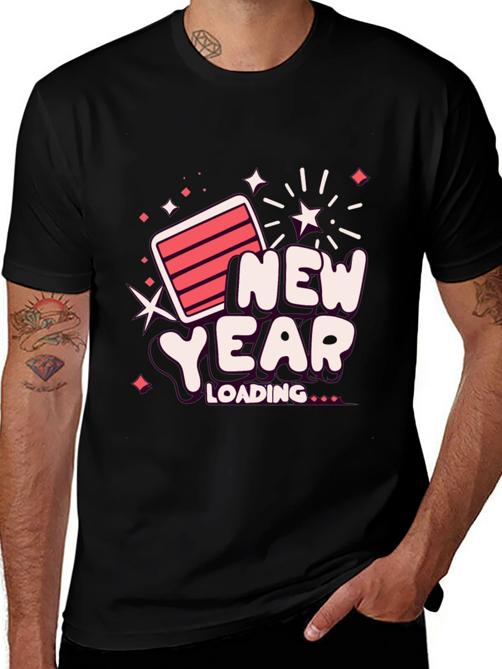 New Year Loading Graphic Tee
