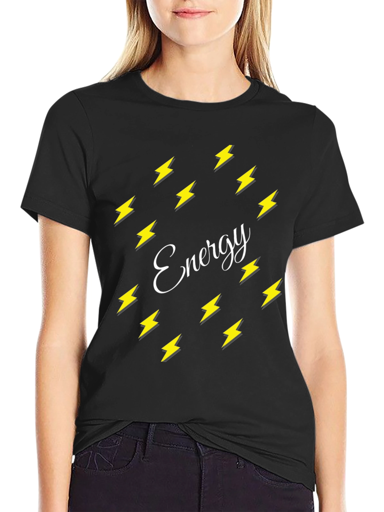 Energy Bolt T-Shirt - Stylish Graphic Tee