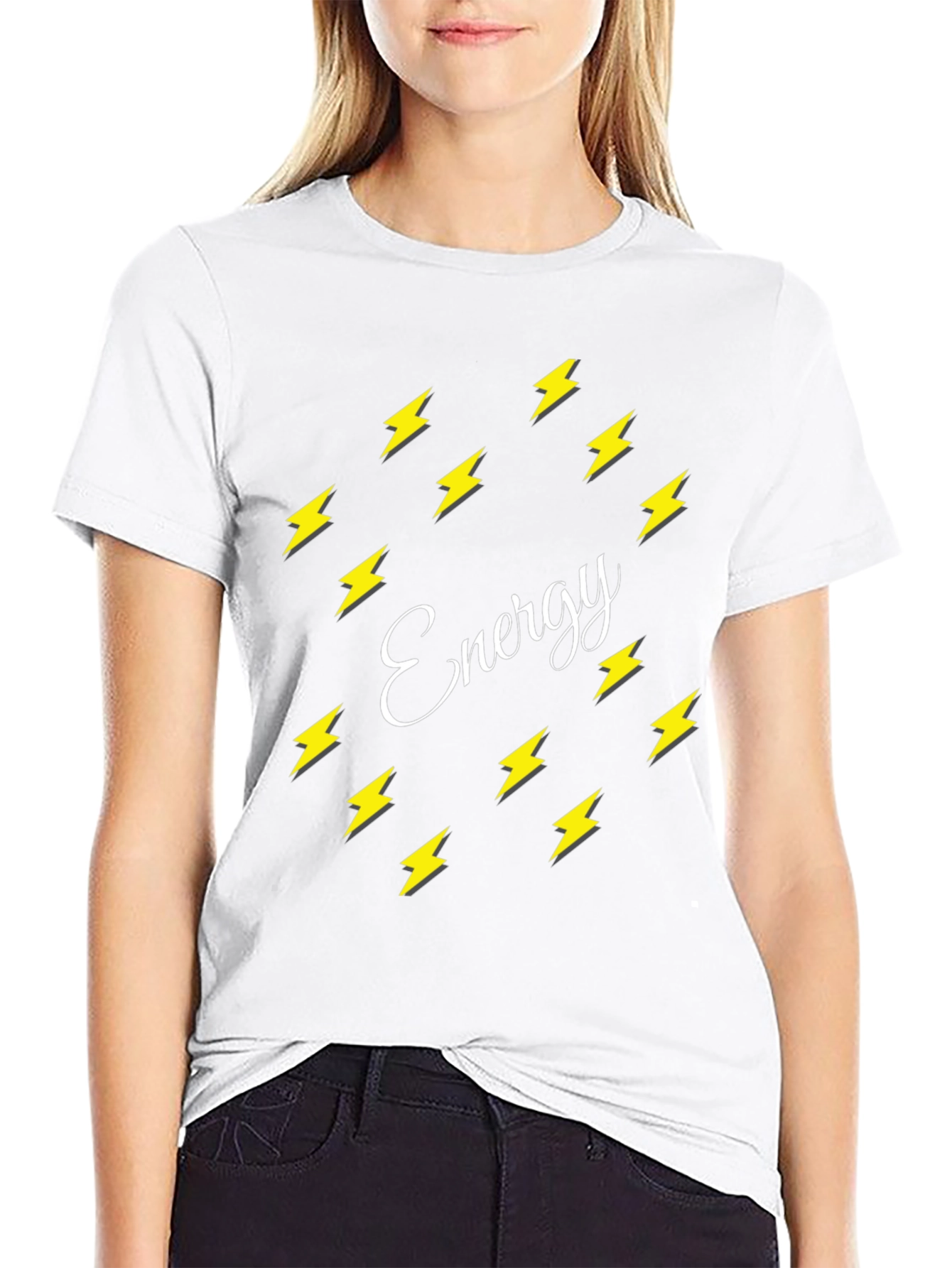Energy Bolt T-Shirt - Stylish Graphic Tee