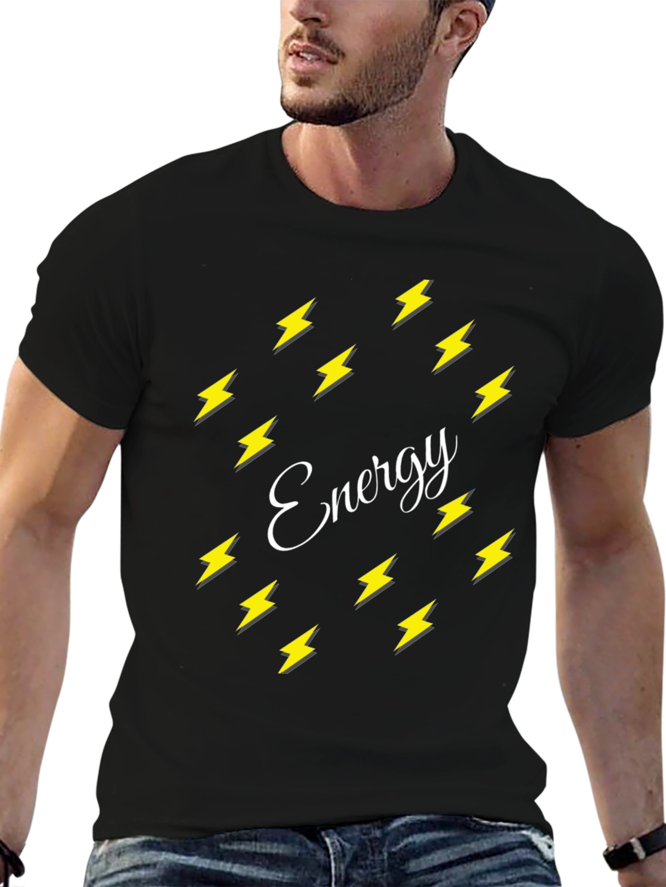 Energy Bolt T-Shirt - Stylish Graphic Tee