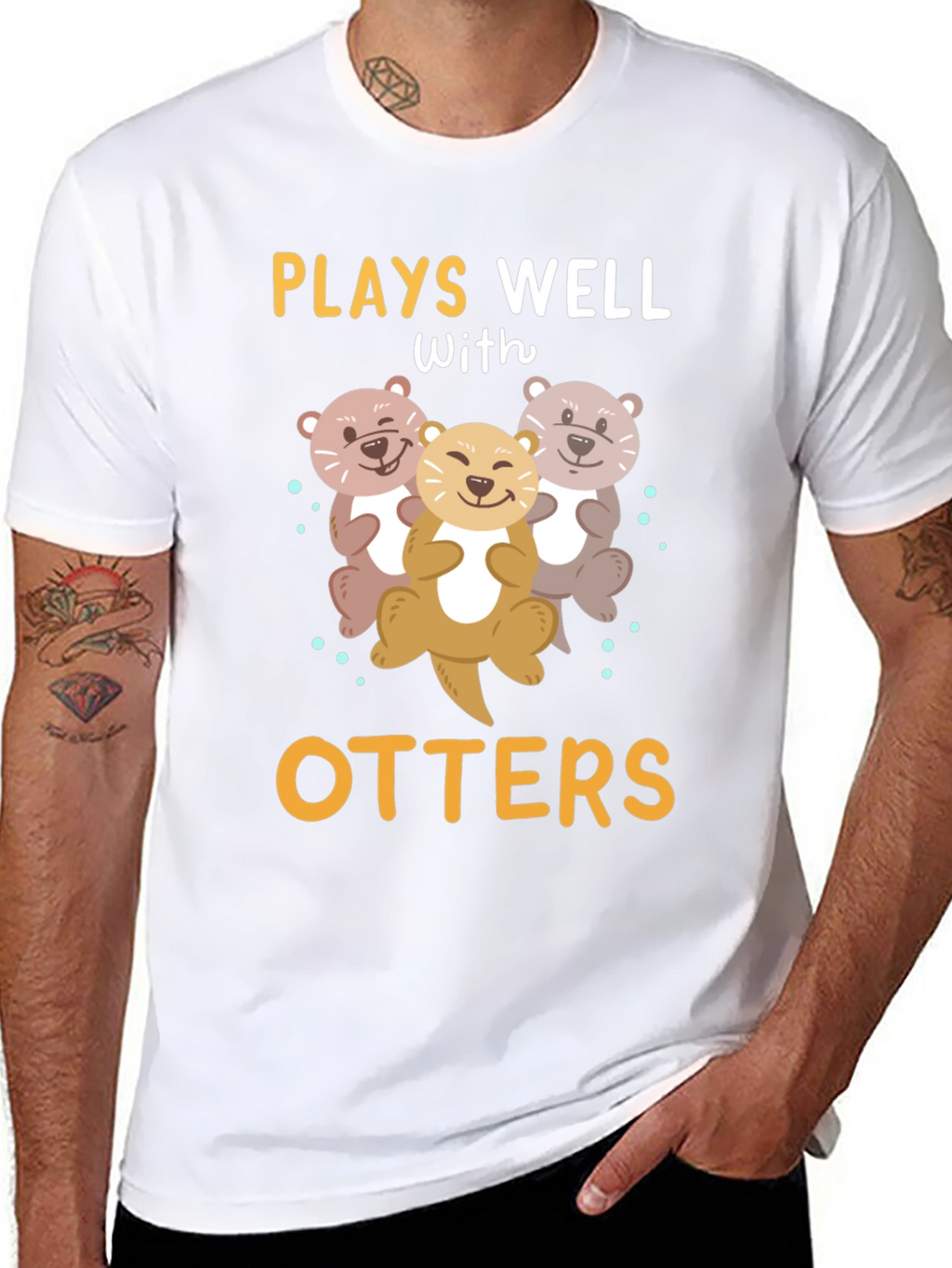 Plays Well With Otters T-Shirt