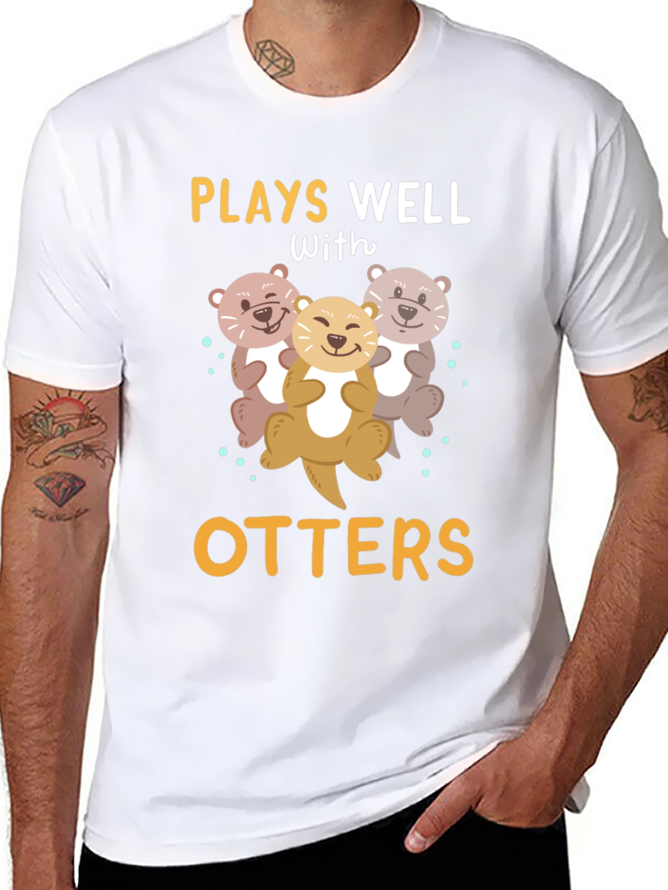 Plays Well With Otters T-Shirt