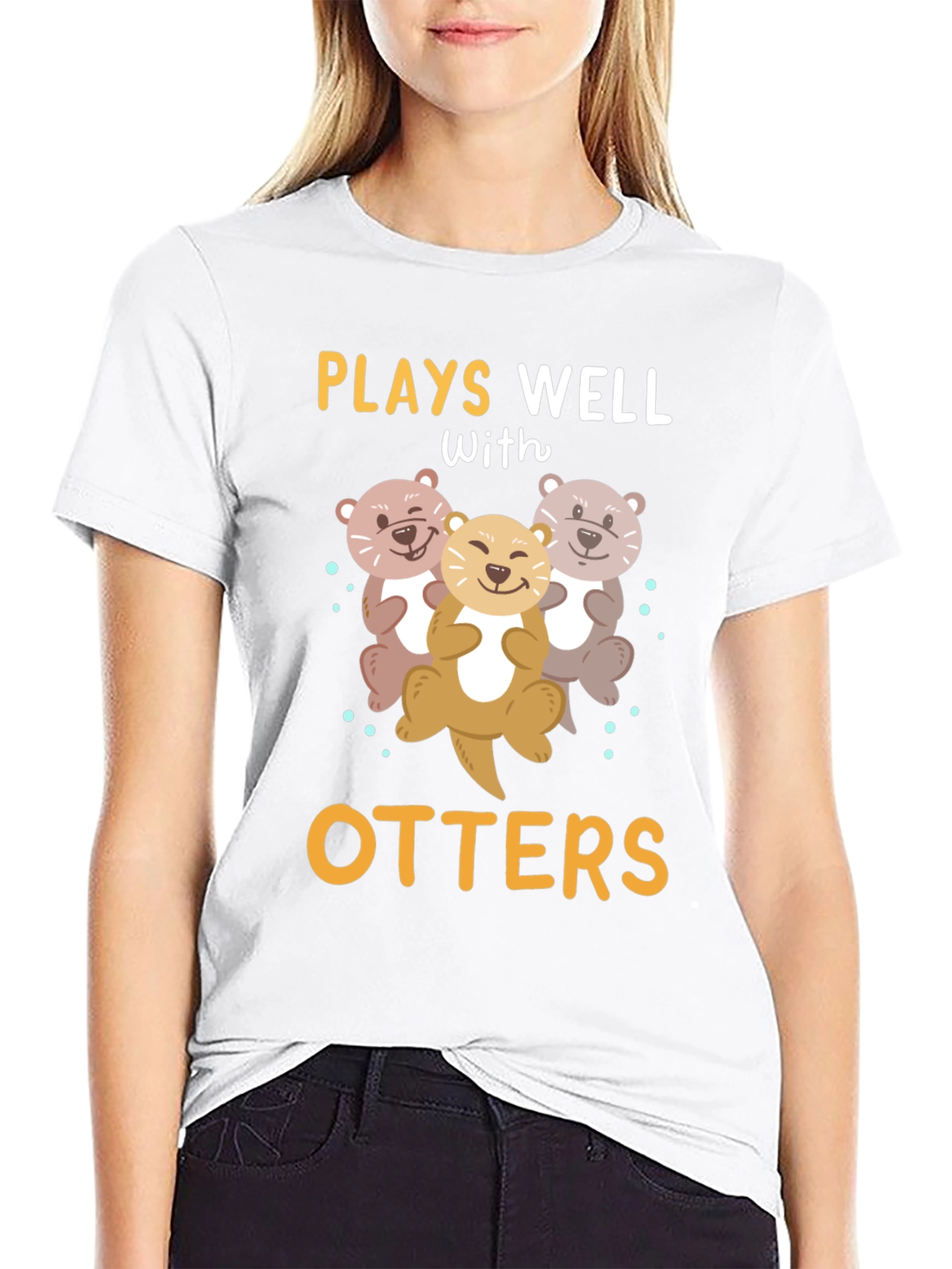 Plays Well With Otters T-Shirt