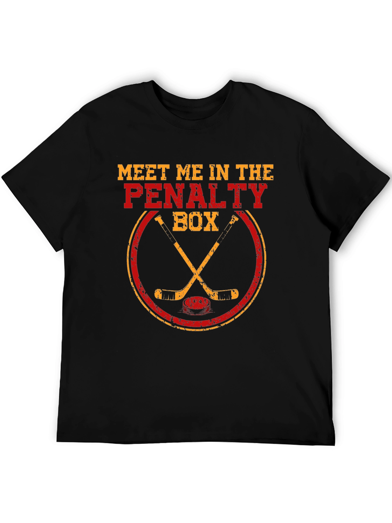Meet Me in the Penalty Box T-Shirt - Hockey Graphic Tee