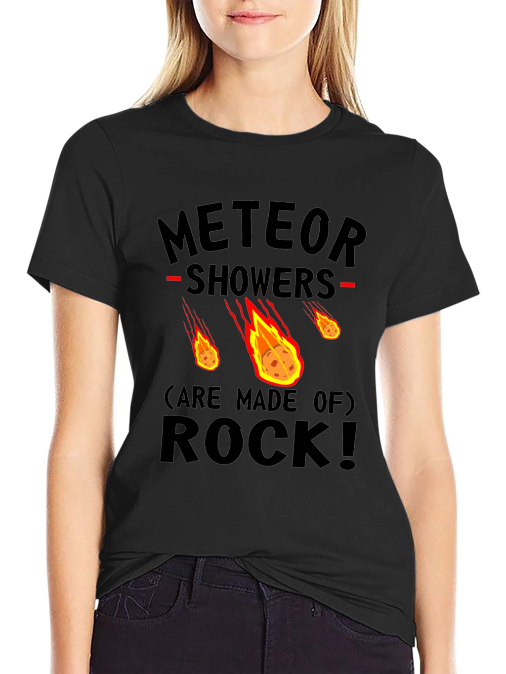 Meteor Showers Made of Rock Graphic Tee