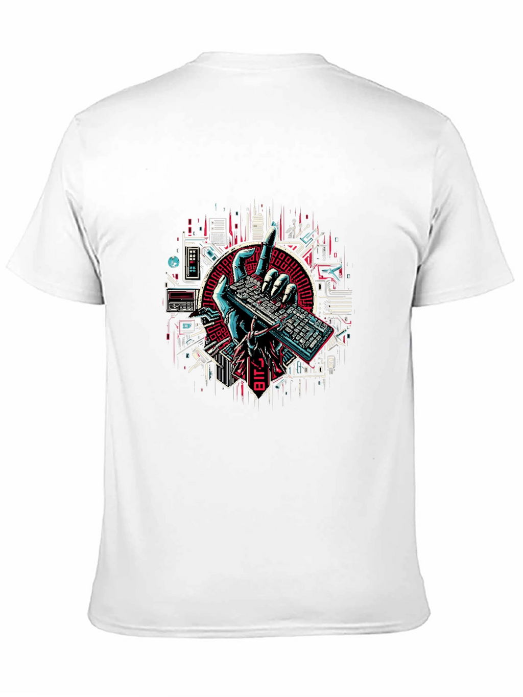 Tech Hand Keyboard Graphic Tee