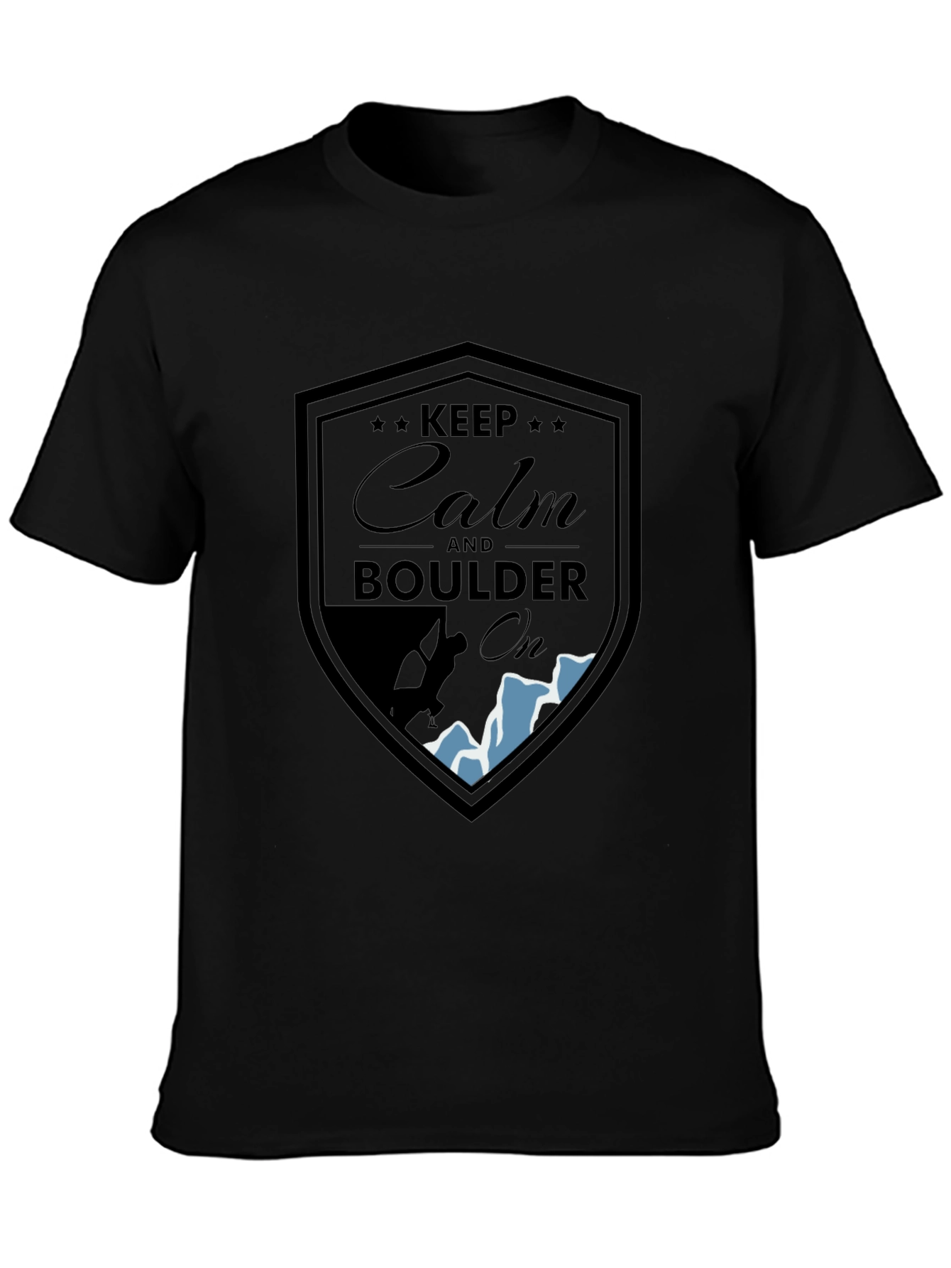 Keep Calm Boulder On T-Shirt