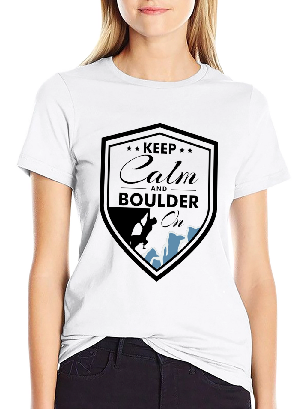 Keep Calm Boulder On T-Shirt