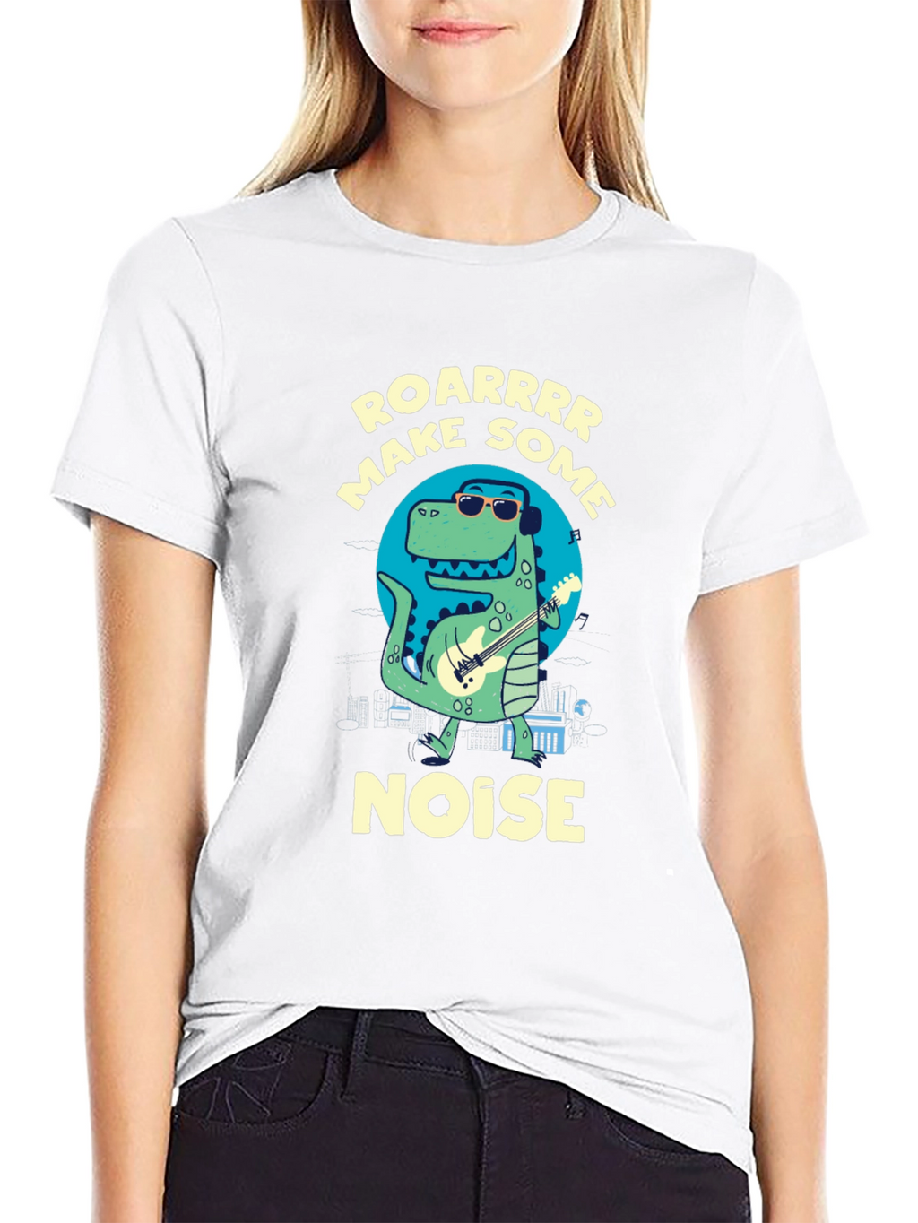 Roarrrr Make Some Noise Dino T-Shirt