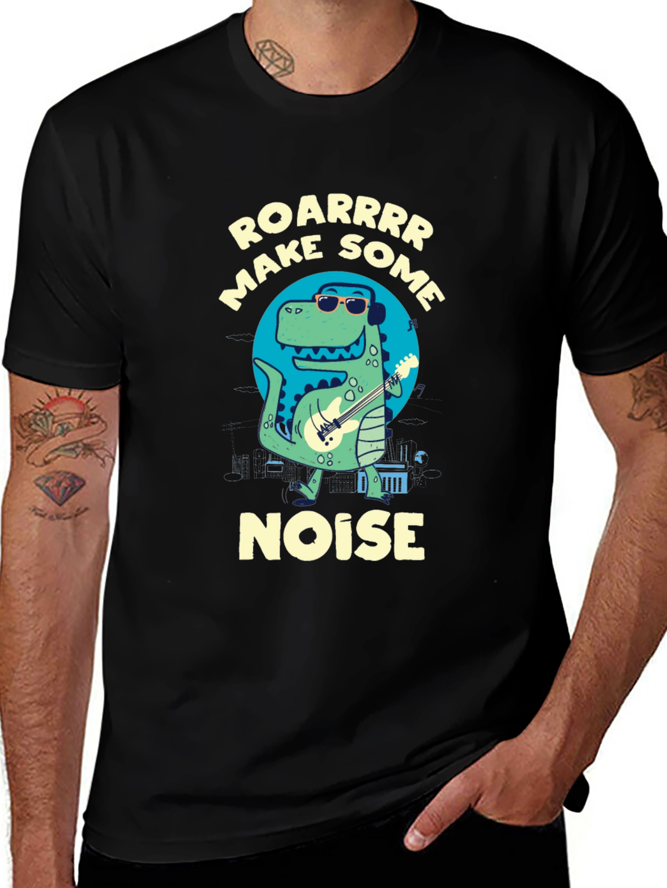 Roarrrr Make Some Noise Dino T-Shirt