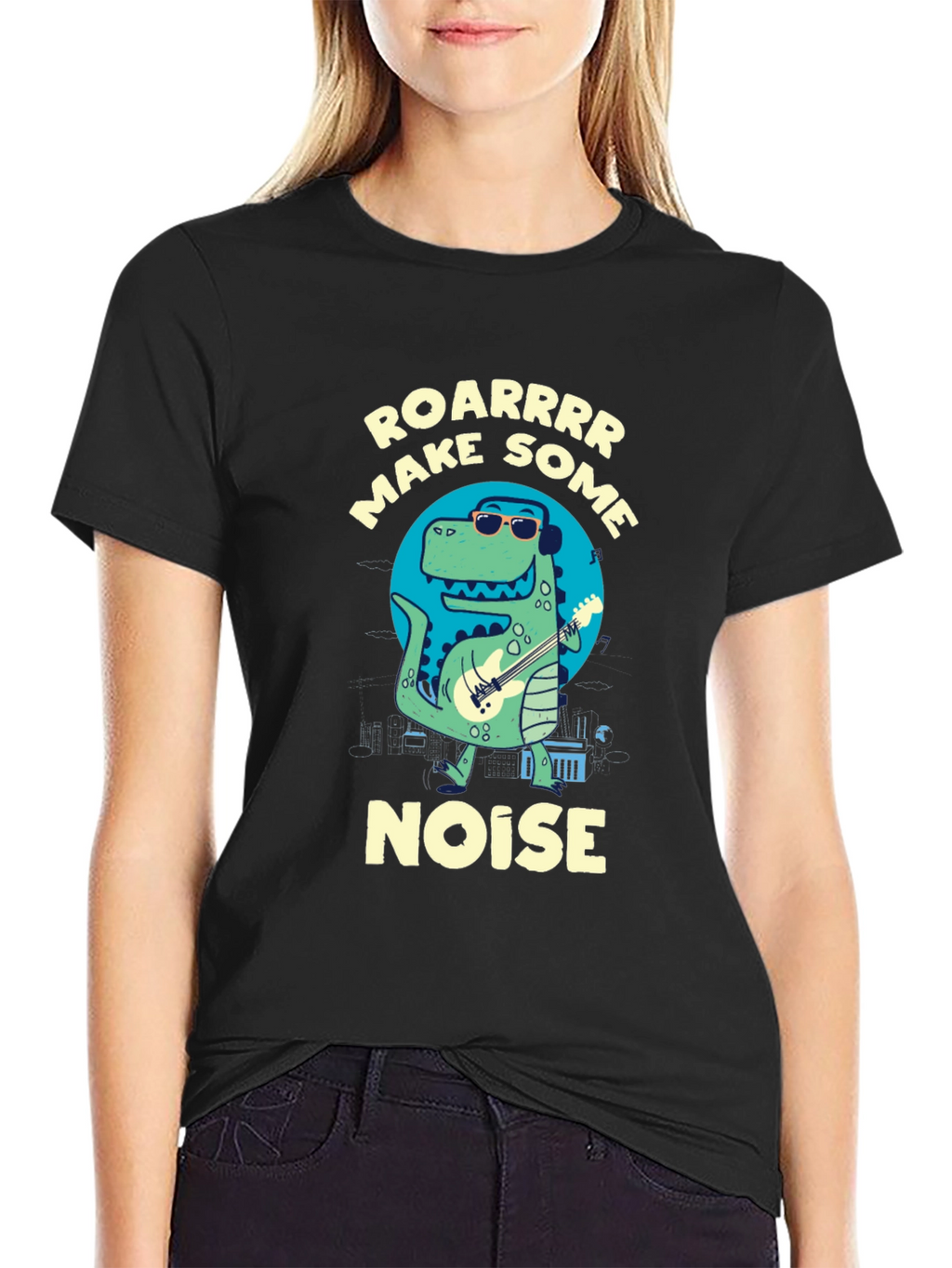 Roarrrr Make Some Noise Dino T-Shirt