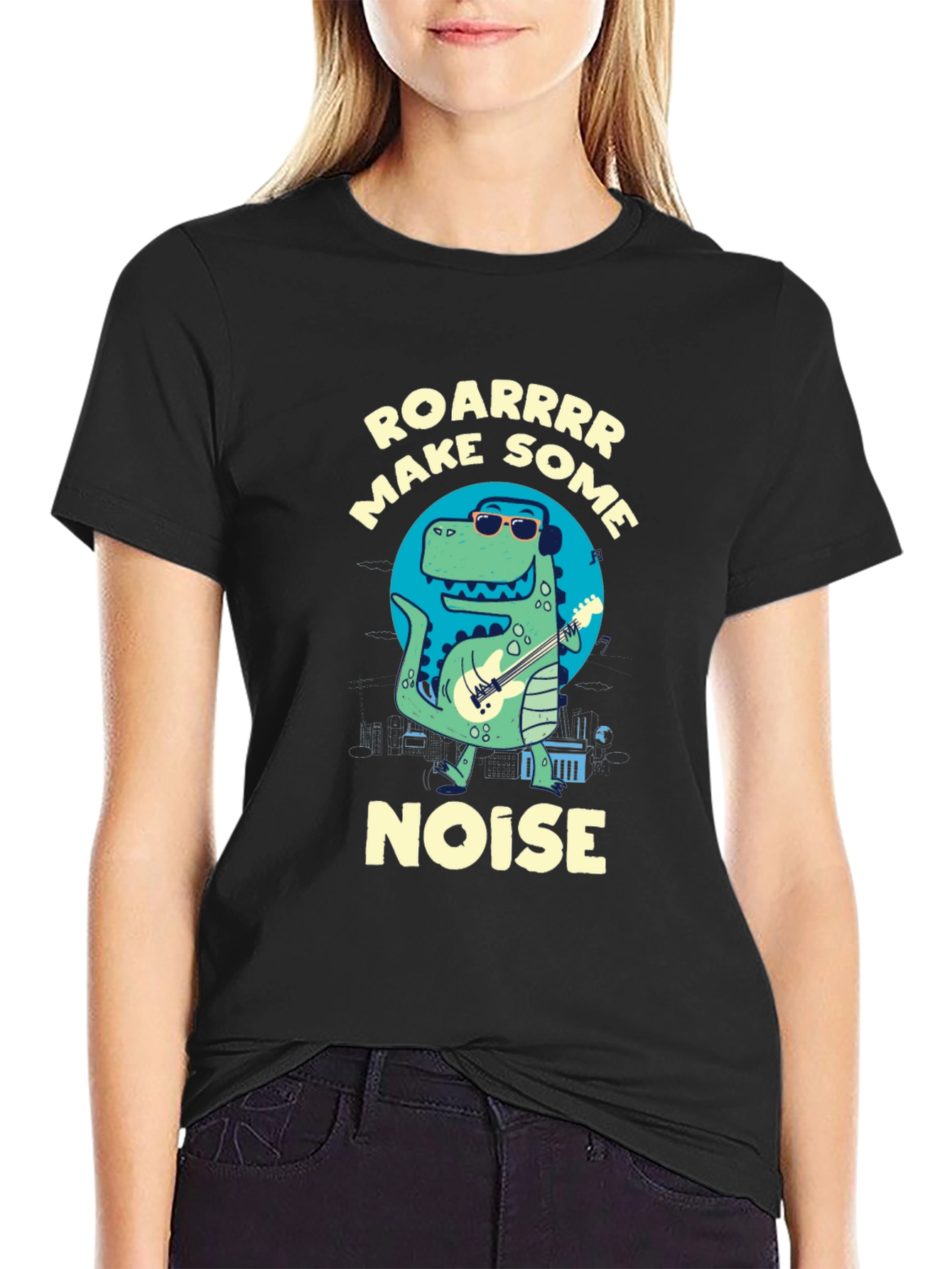 Roarrrr Make Some Noise Dino T-Shirt