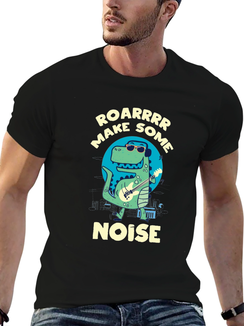 Roarrrr Make Some Noise Dino T-Shirt