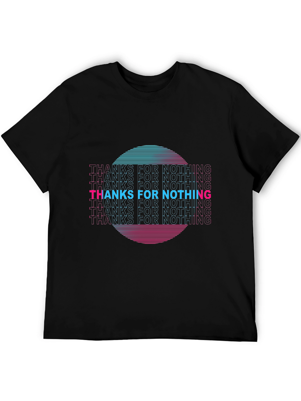 Retro Thanks For Nothing Graphic Tee