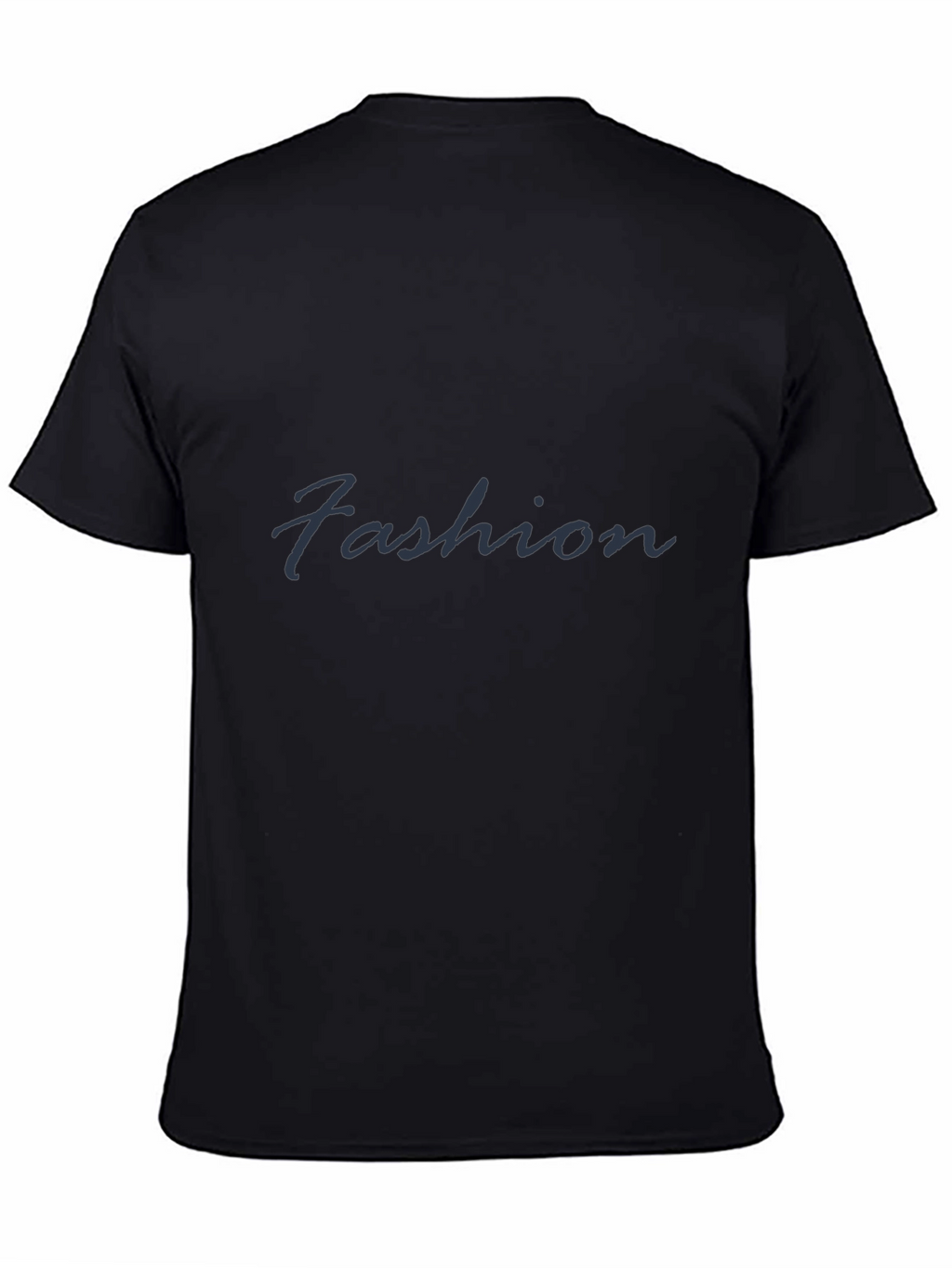 Fashion Tee: Stylish Black Cotton Blend Shirt
