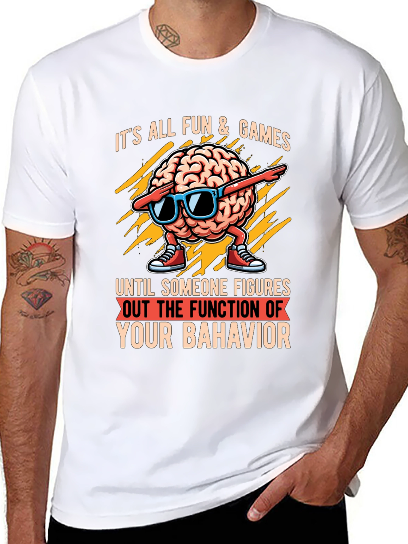 Fun & Games Brain Dab T-Shirt