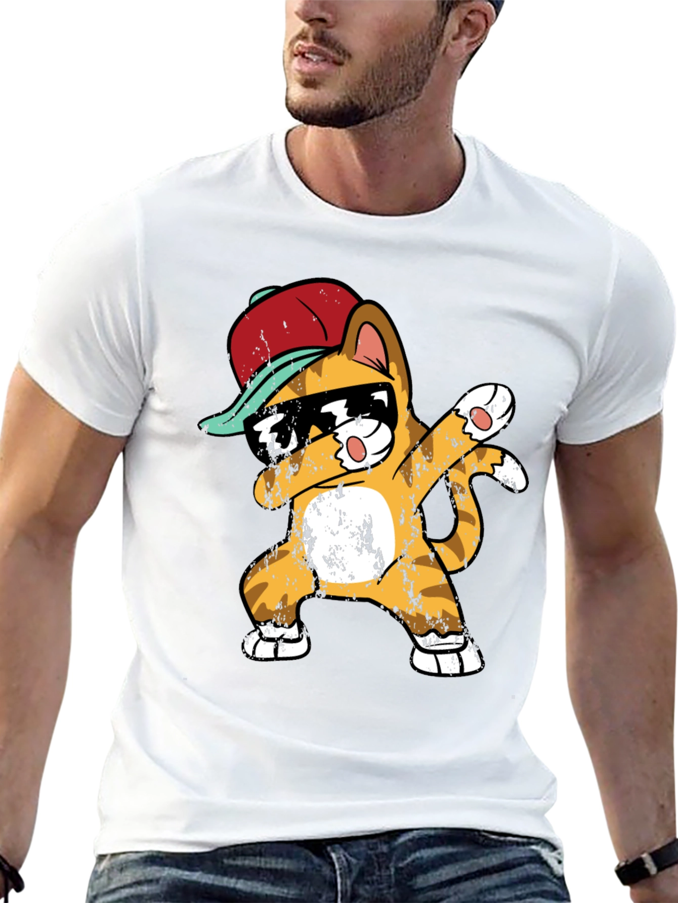 Cool Cat Dabbing T-Shirt