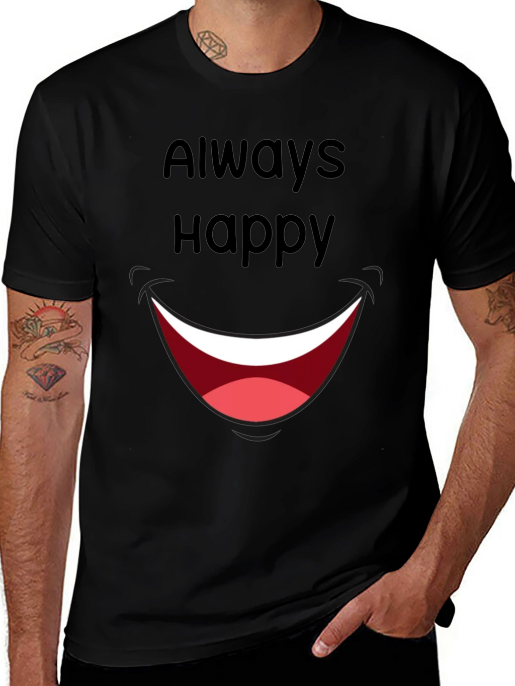 Always Happy Graphic T-Shirt