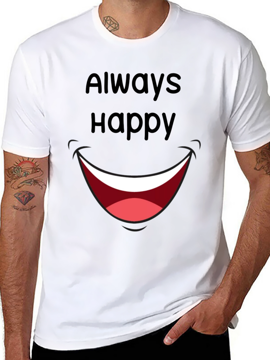 Always Happy Graphic T-Shirt