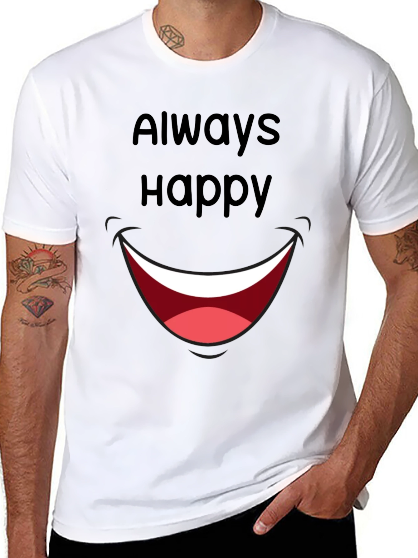 Always Happy Graphic T-Shirt