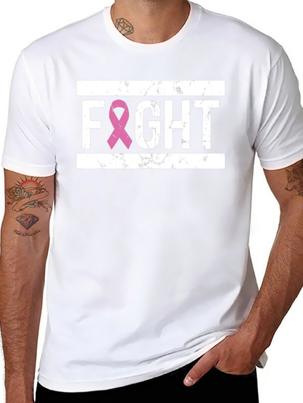 Fight Breast Cancer T-Shirt - Support Awareness