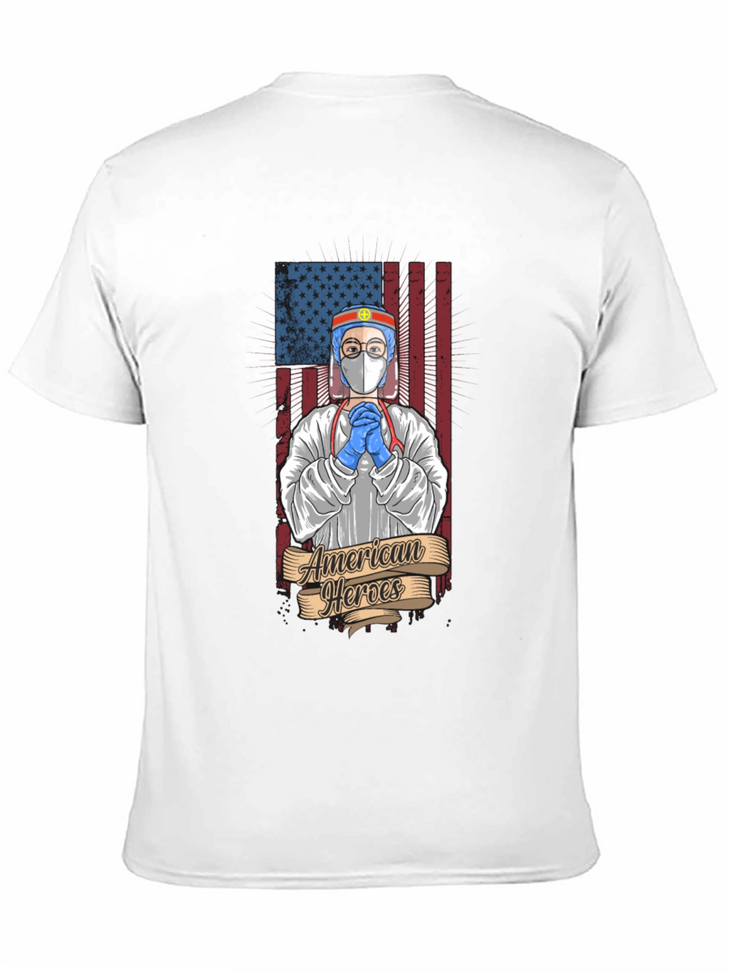 American Heroes T-Shirt - Patriotic Healthcare Design