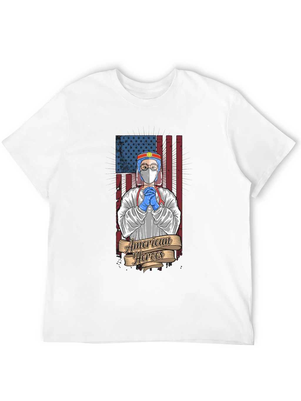 American Heroes T-Shirt - Patriotic Healthcare Design