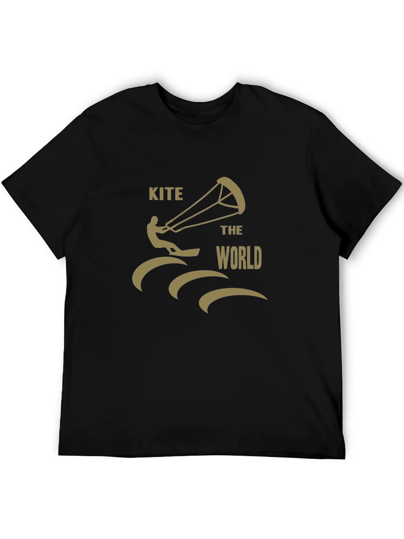 Kite The World Graphic Tee - Black