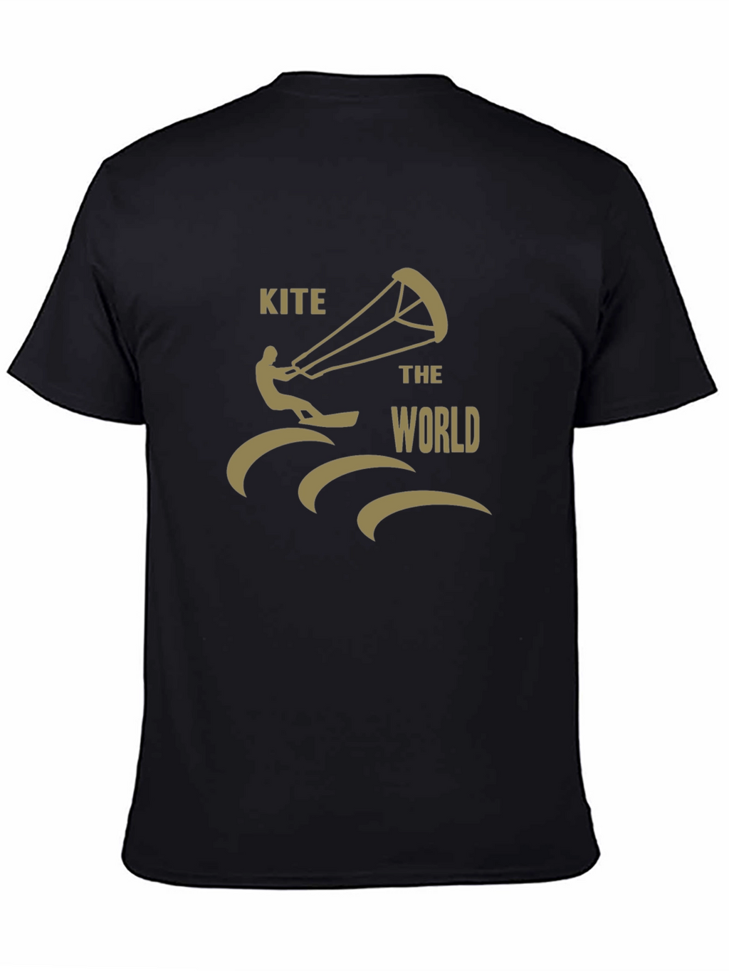 Kite The World Graphic Tee - Black