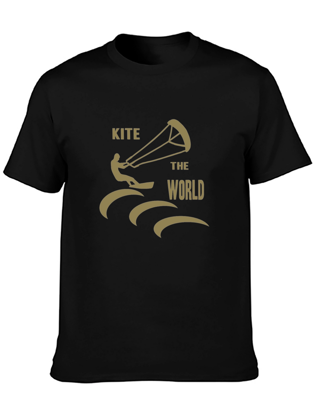 Kite The World Graphic Tee - Black