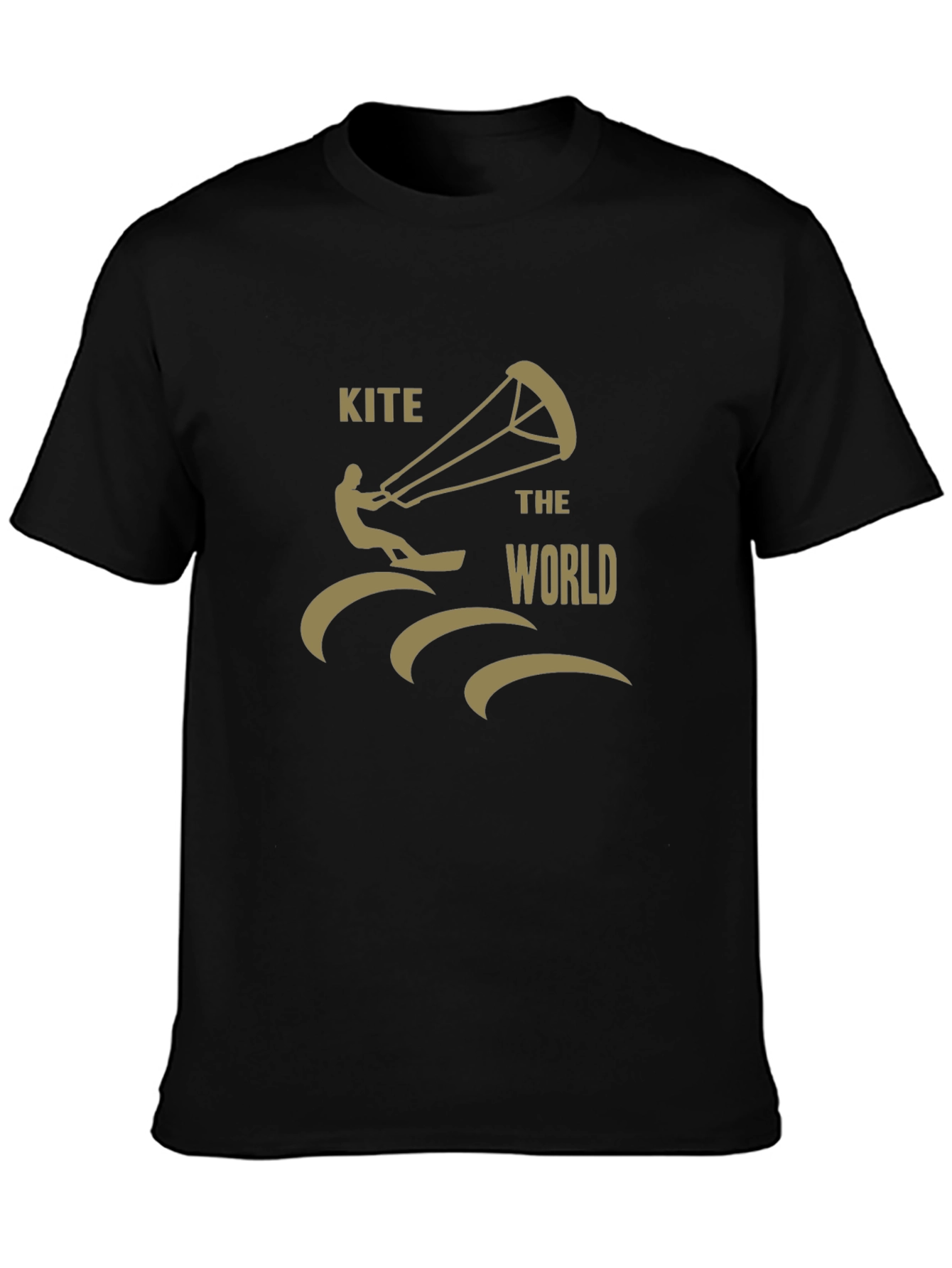 Kite The World Graphic Tee - Black