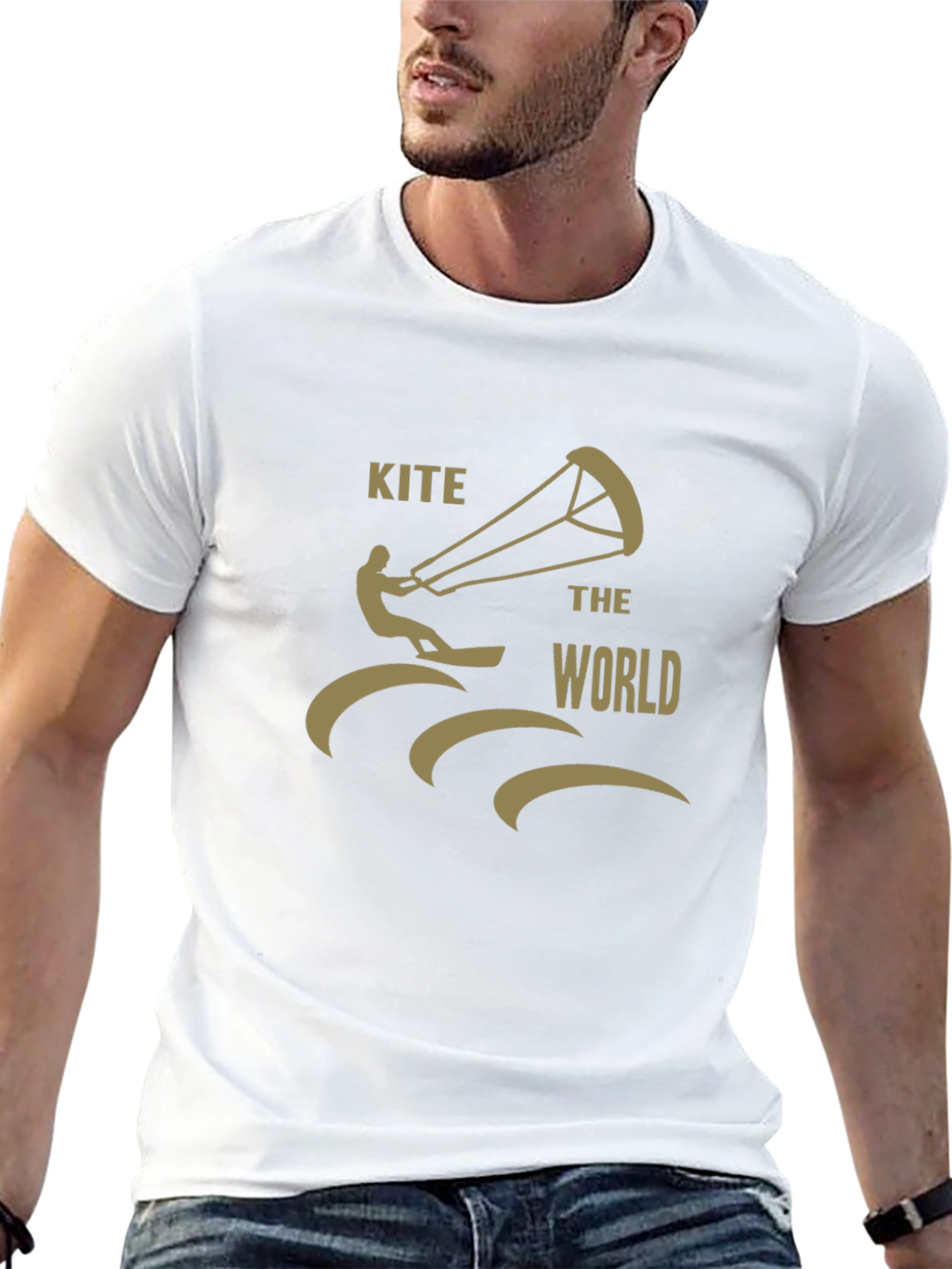 Kite The World Graphic Tee - Black