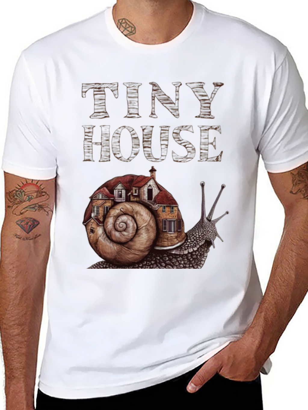 Tiny House Snail Graphic Tee