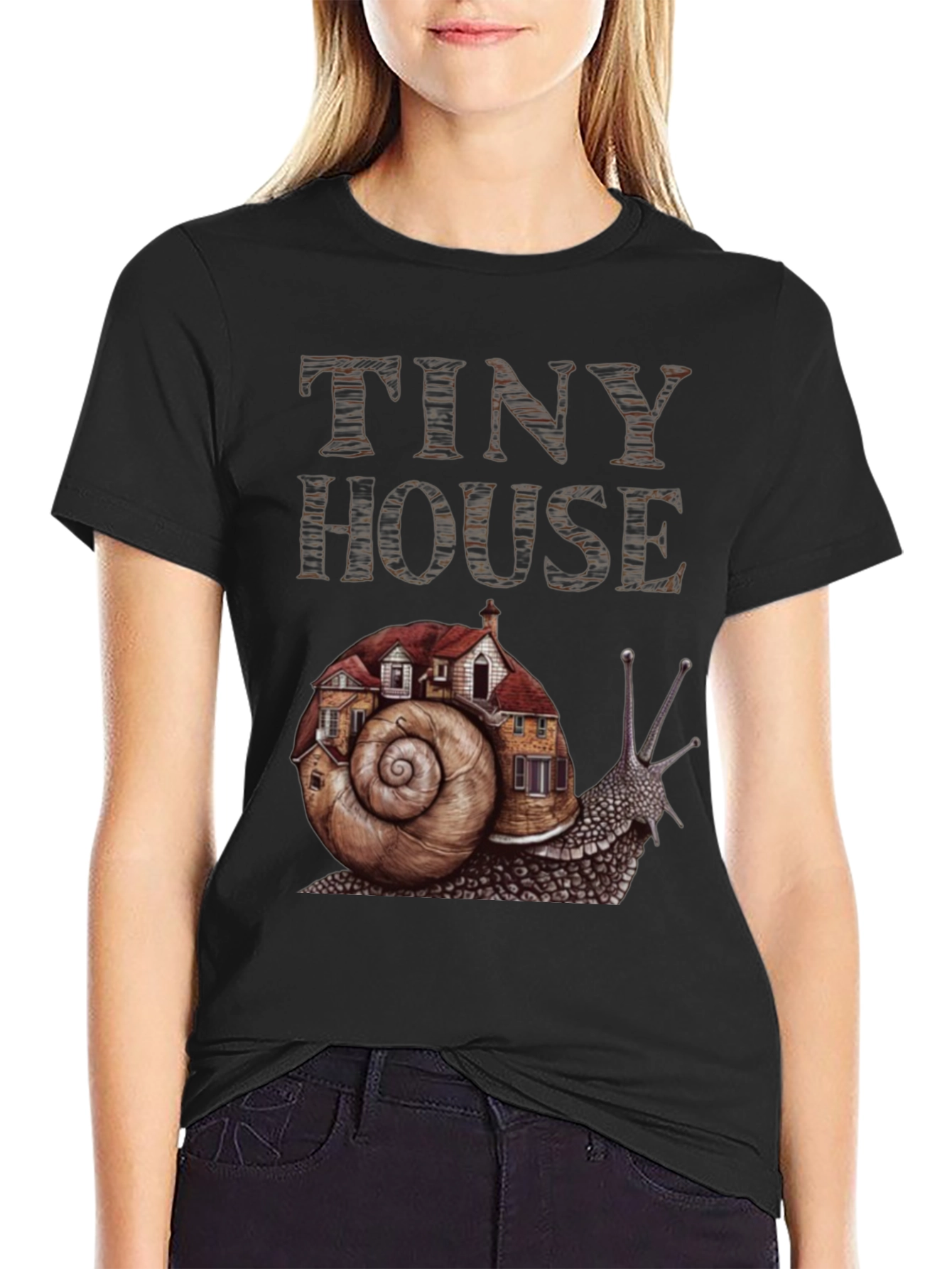 Tiny House Snail Graphic Tee