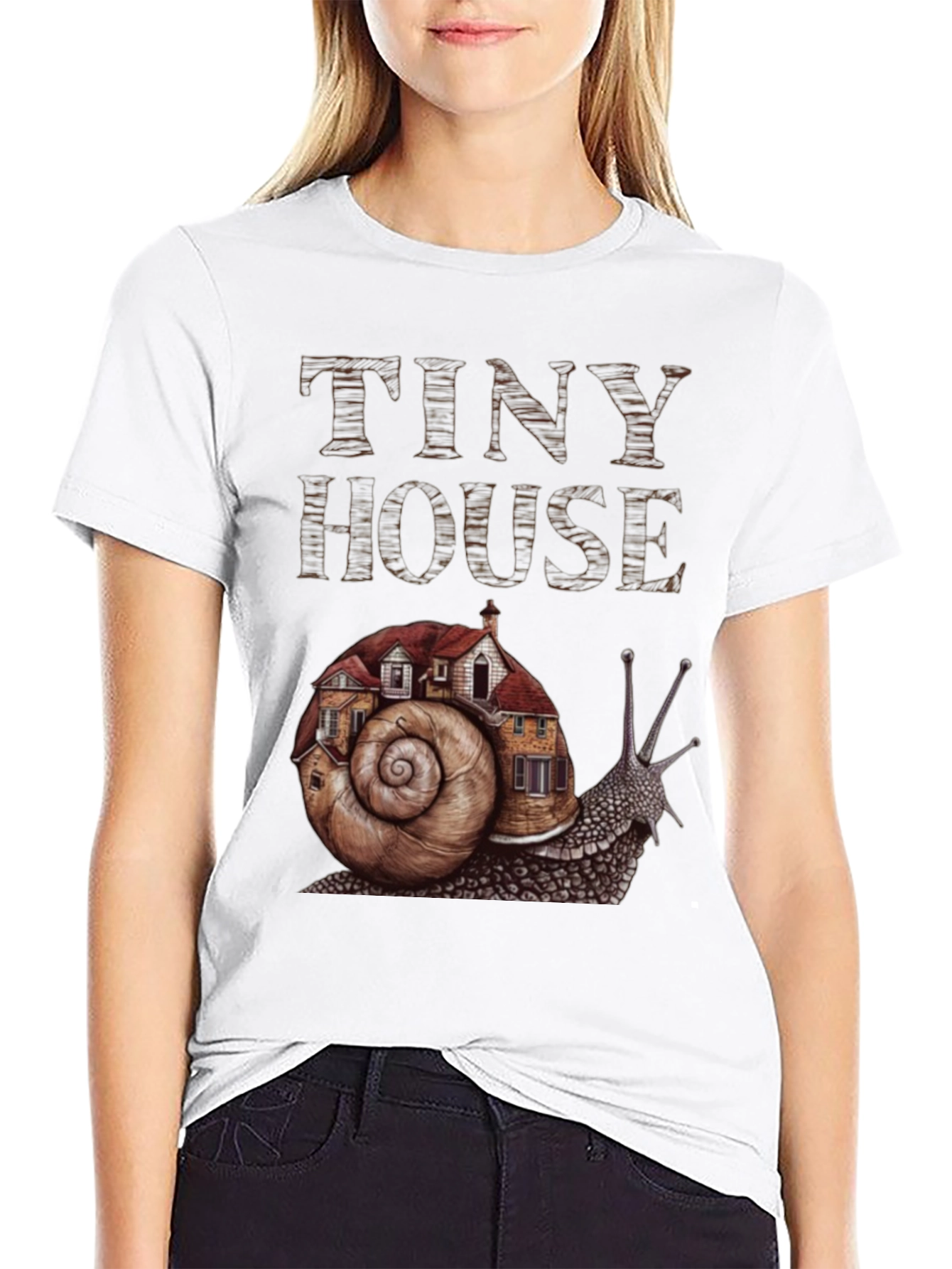 Tiny House Snail Graphic Tee