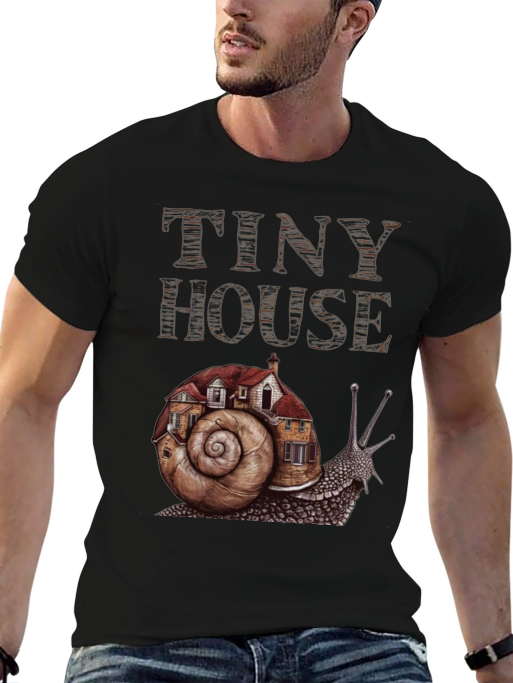Tiny House Snail Graphic Tee