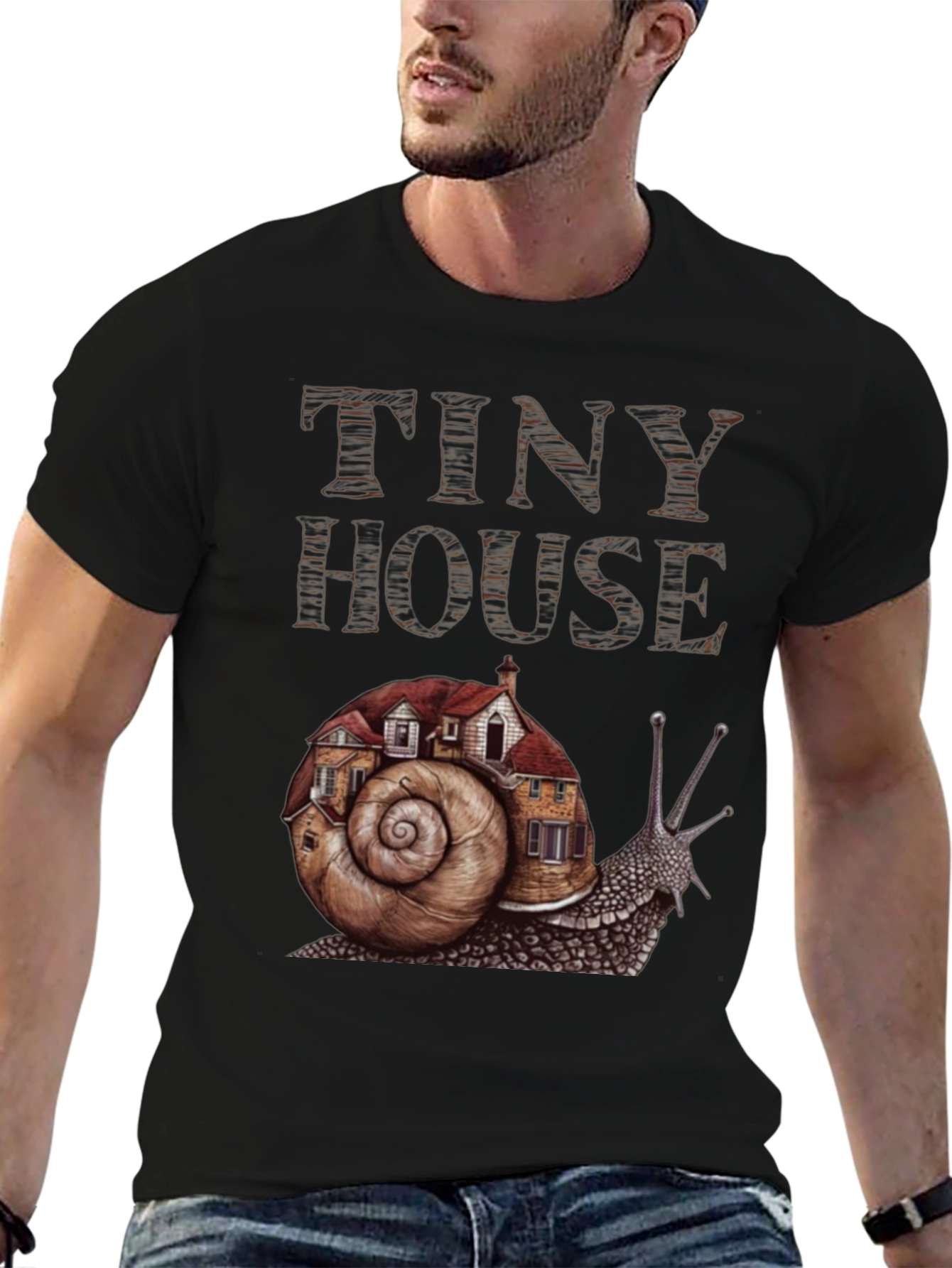 Tiny House Snail Graphic Tee