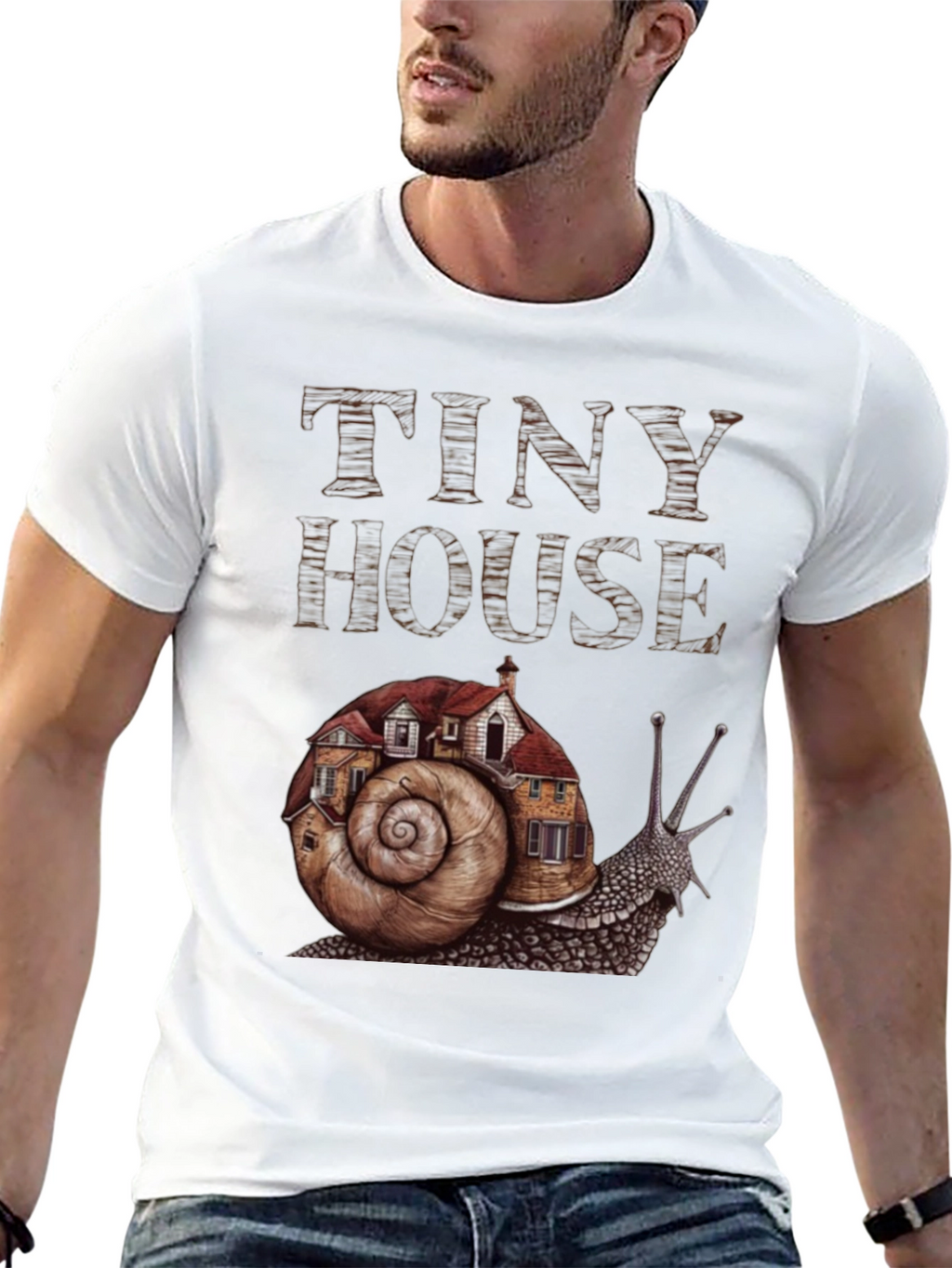 Tiny House Snail Graphic Tee