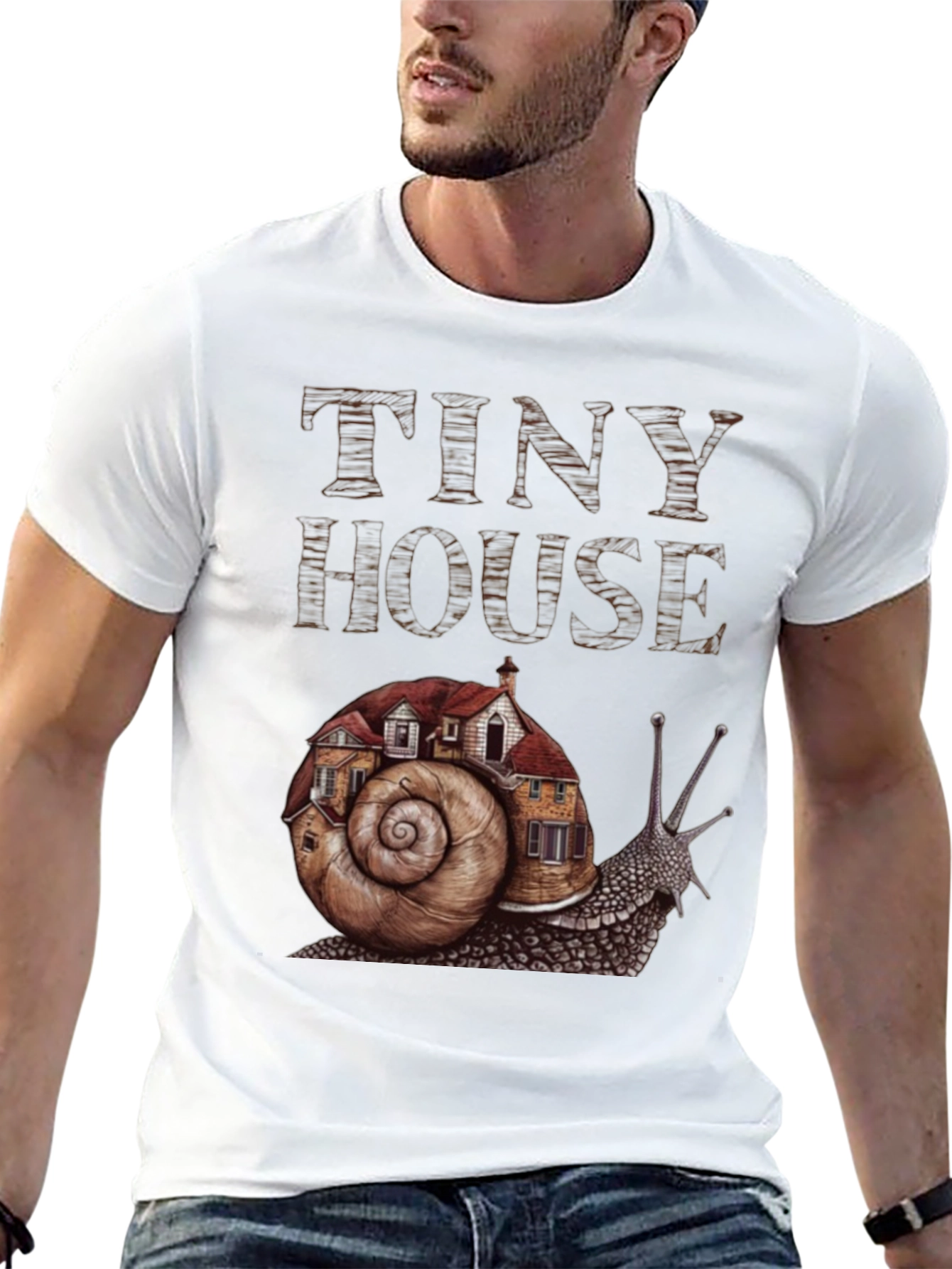 Tiny House Snail Graphic Tee