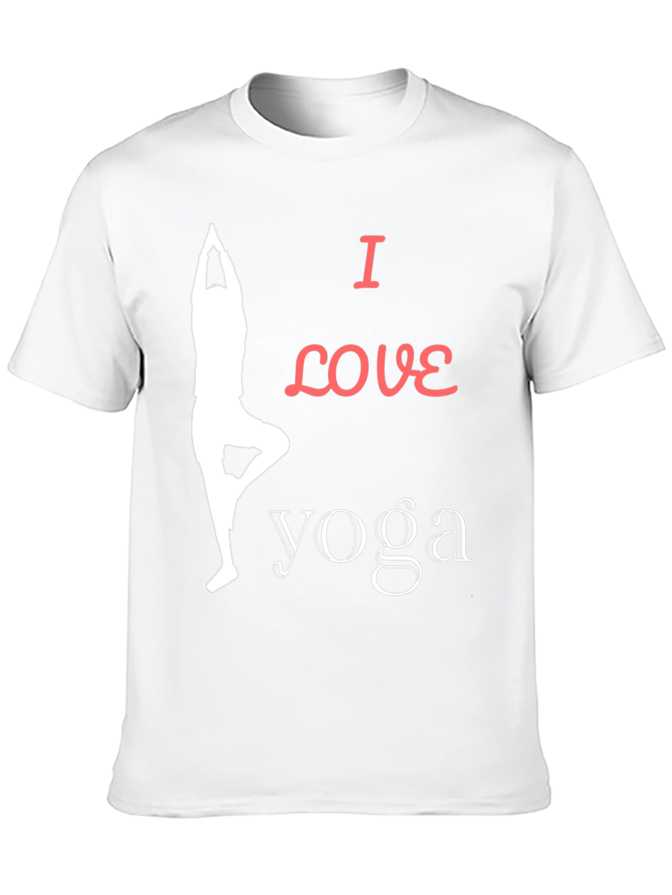 I Love Yoga Graphic T-Shirt