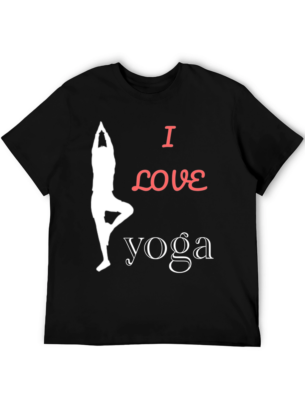 I Love Yoga Graphic T-Shirt
