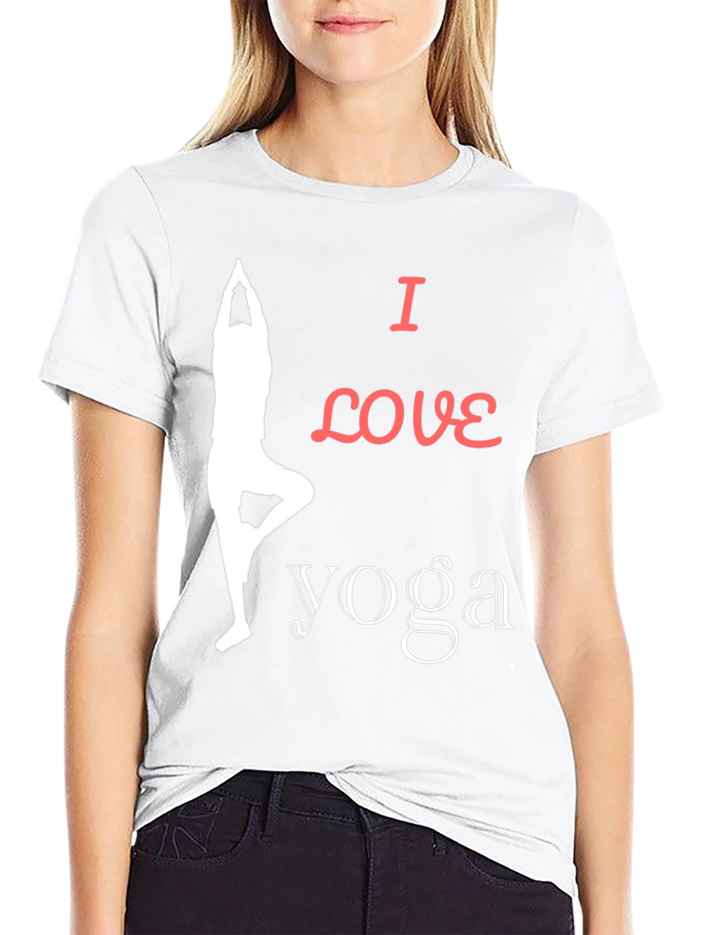 I Love Yoga Graphic T-Shirt