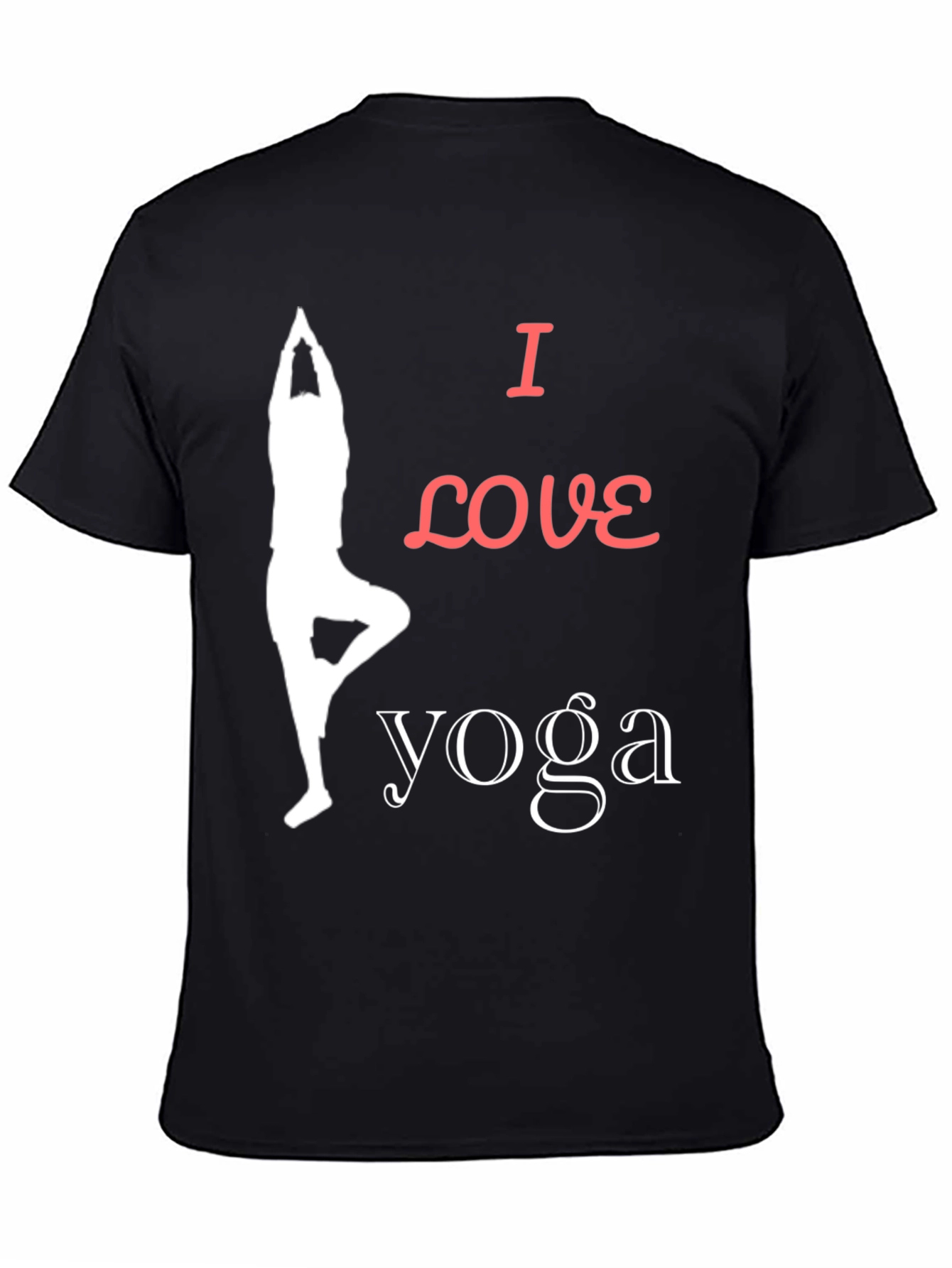I Love Yoga Graphic T-Shirt