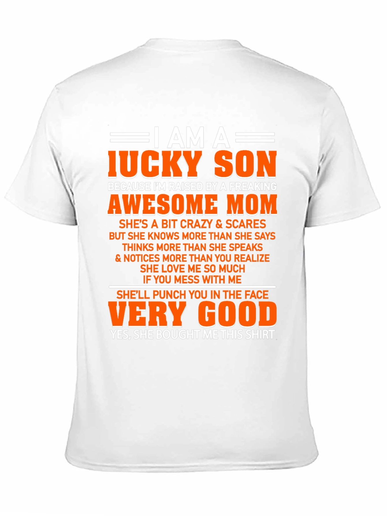 Lucky Son Graphic T-Shirt - Awesome Freaking Mom