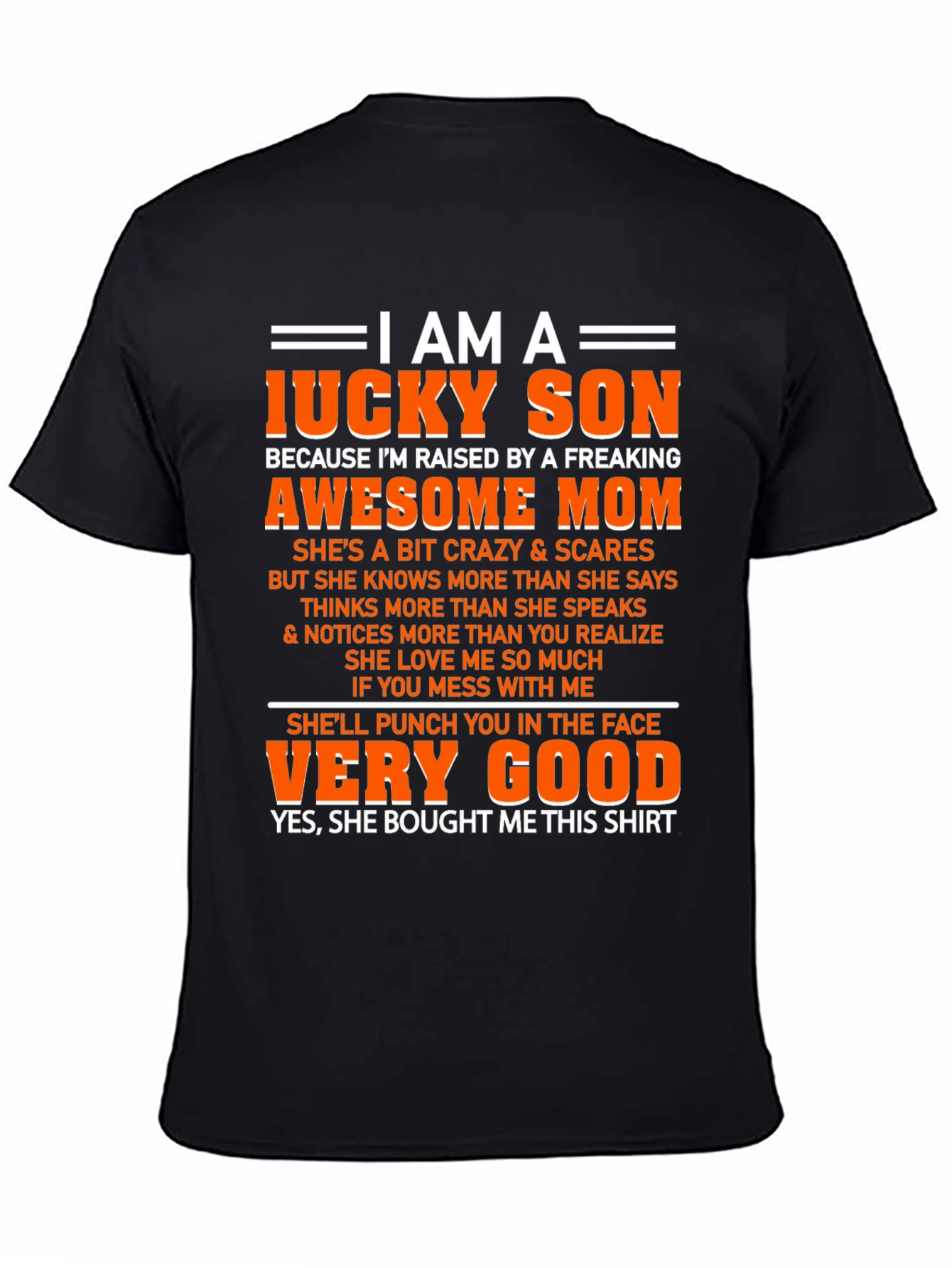 Lucky Son Graphic T-Shirt - Awesome Freaking Mom